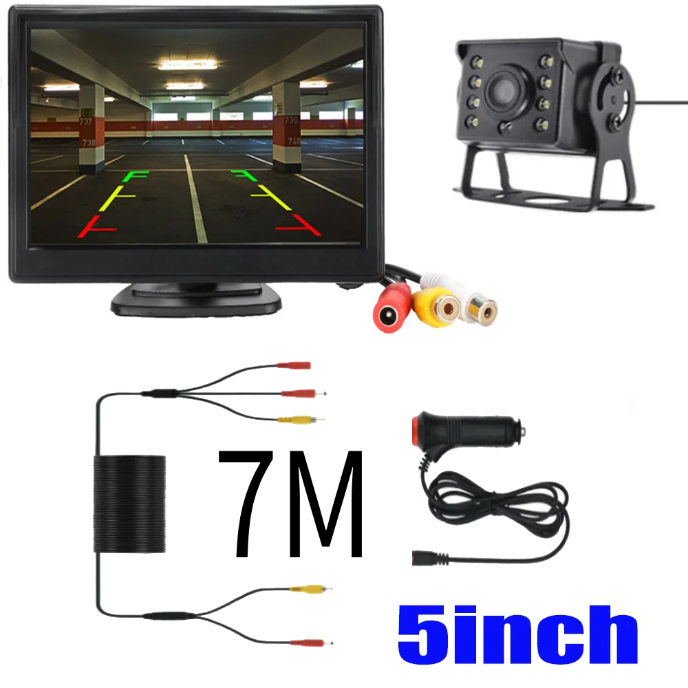 Universelle Rückfahrkamera mit 4.3/5/7 Zoll Monitor