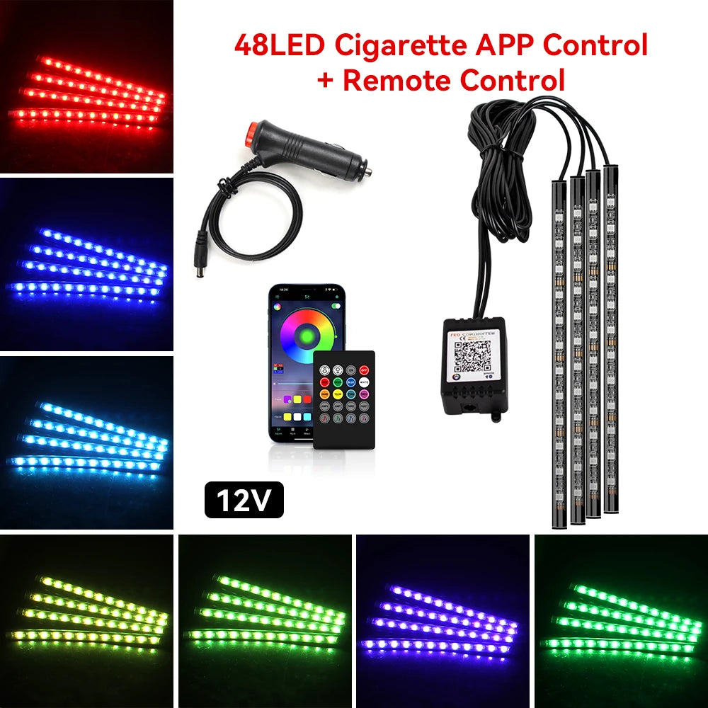 LED Ambientebeleuchtung Fussraum