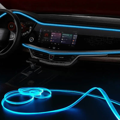 RGB LED Ambientebeleuchtung für Auto Innenraum – SwissGlanzGarage Autopflege Schweiz