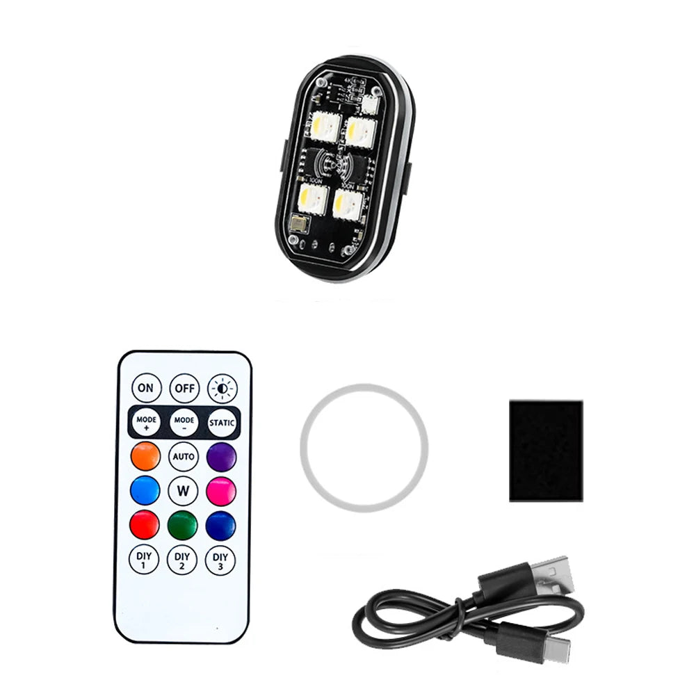Kabellose LED Stroboskop-Beleuchtung 8 Farben