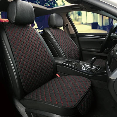 Universal Auto-Sitzauflage Leinen Schwarz