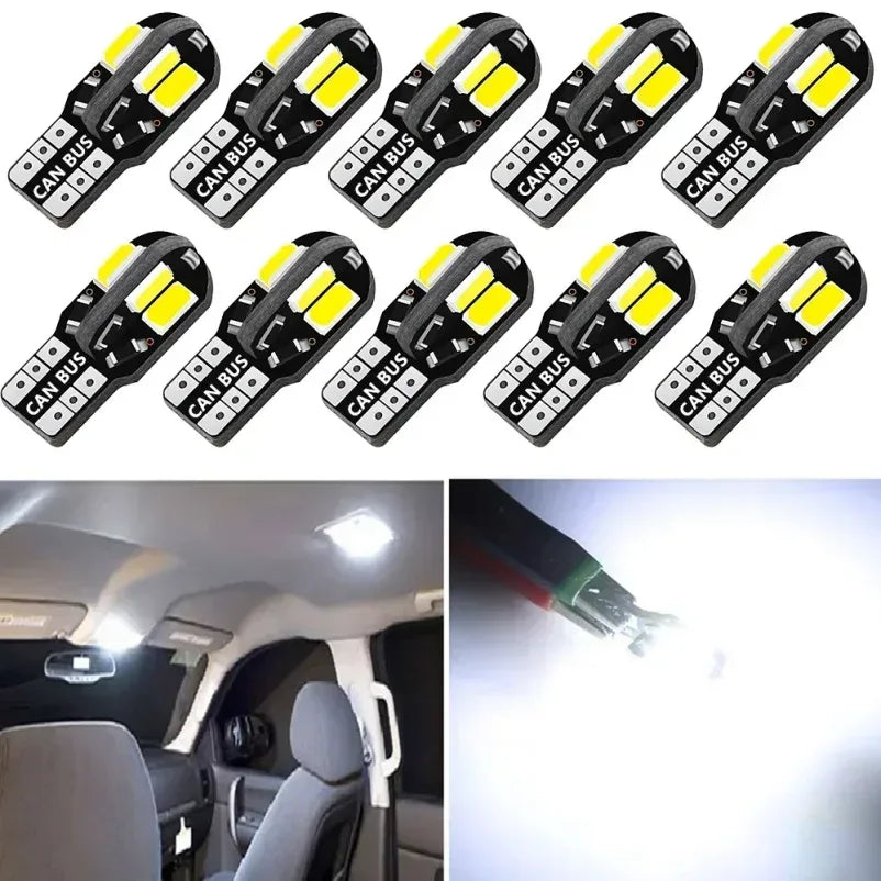 10X LED W5W Canbus Innenraumlicht – SwissGlanzGarage Autopflege Schweiz