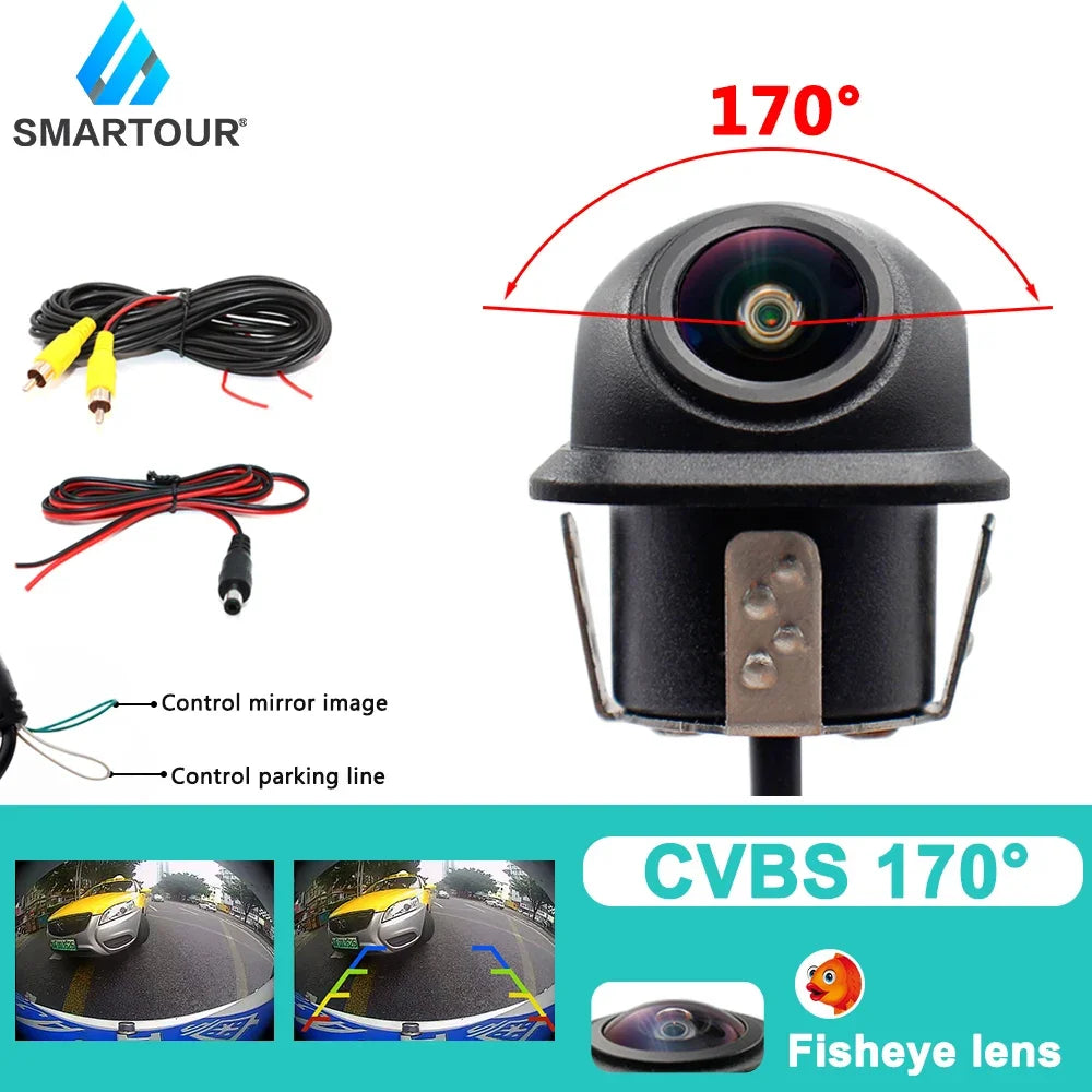 Smartour CCD Fisheye Rückfahrkamera 1080P