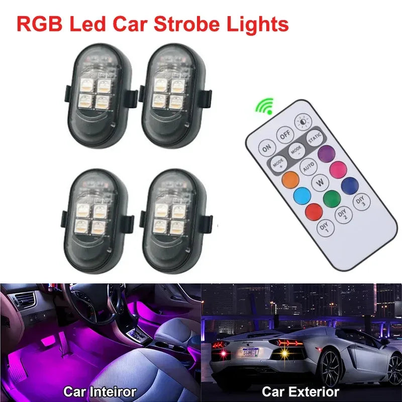 Kabellose LED Stroboleuchten Set – SwissGlanzGarage Autopflege Schweiz