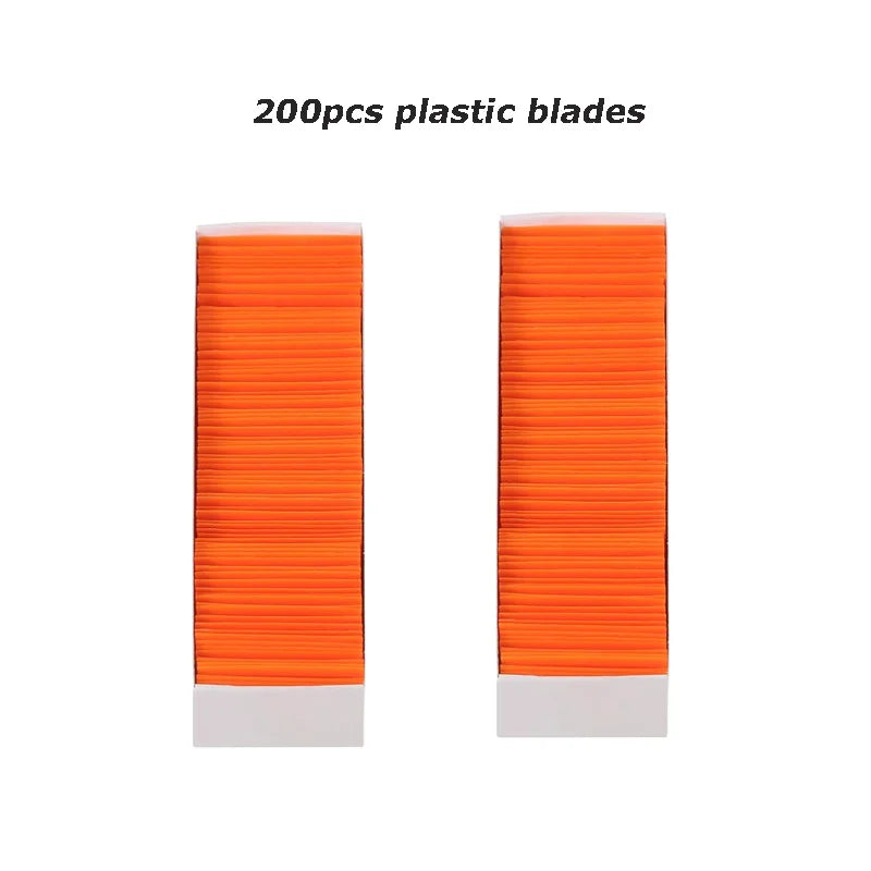 Plastik-Abzieher Set mit 100 Klingen