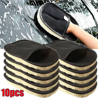 Mikrofaser Waschhandschuh Set – SwissGlanzGarage Autopflege Schweiz
