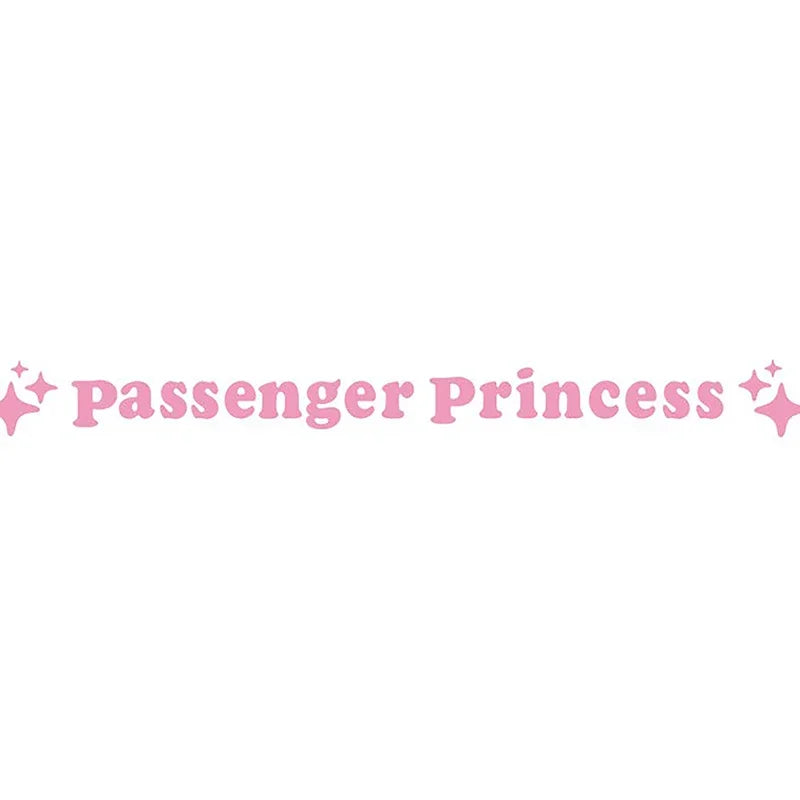 Spiegel-Dekor-Aufkleber "Passenger Princess"