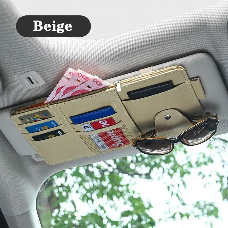 Auto-Sonnenblenden-Organizer mit Kartenhalter