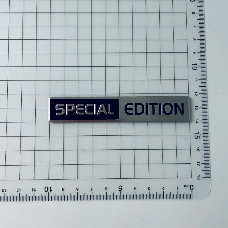 3D Metall Buchstaben Aufkleber Set – aus Metall