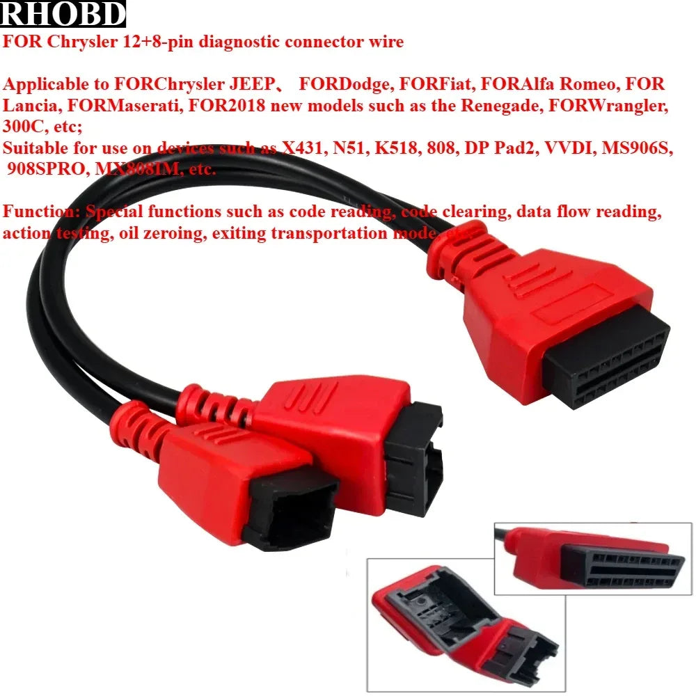 OBD2 Adapterkabel für FIAT/ALFA ROMEO – SwissGlanzGarage Autopflege Schweiz