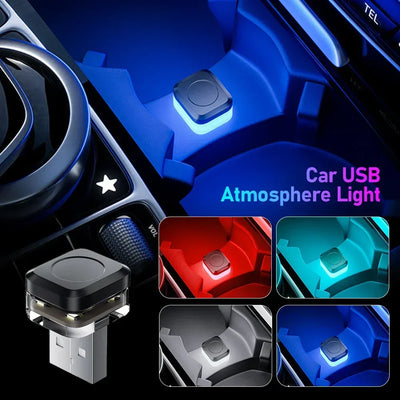 Auto USB LED Ambientebeleuchtung – SwissGlanzGarage Autopflege Schweiz