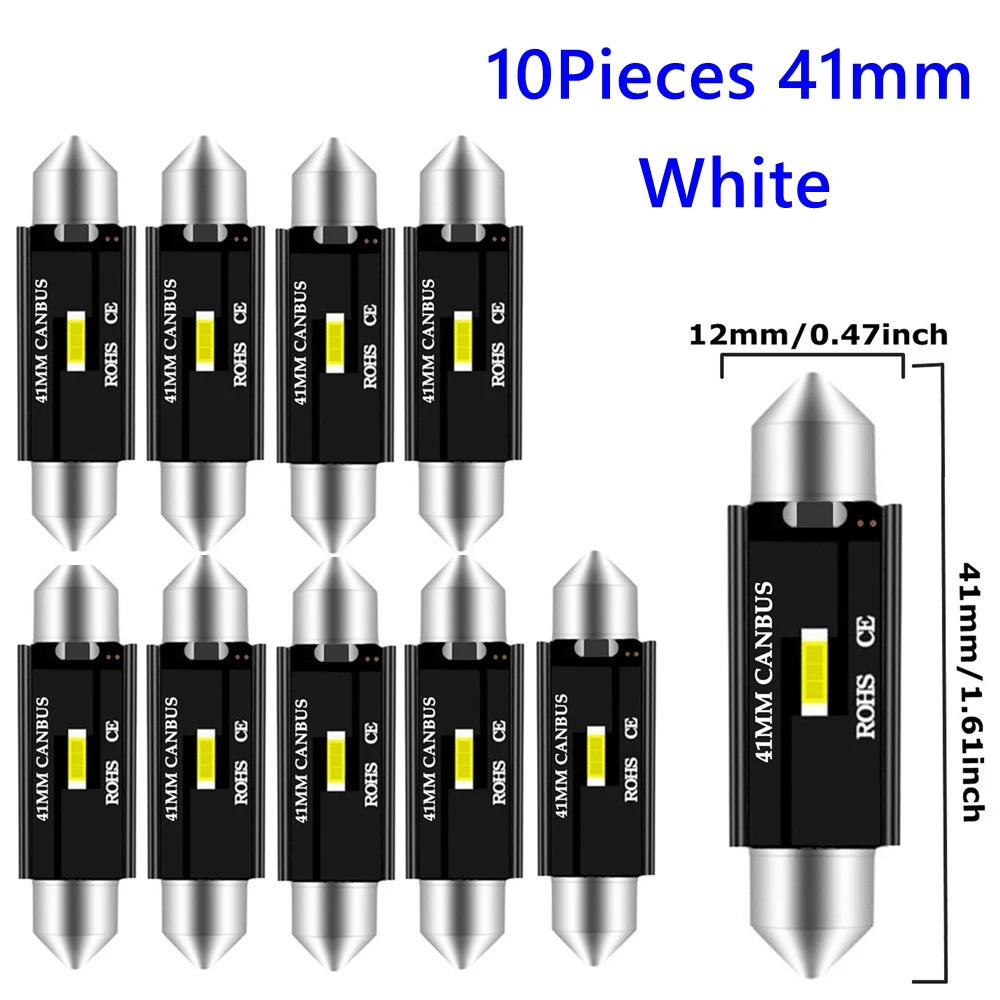 36mm C5W C10W LED Birnen Set