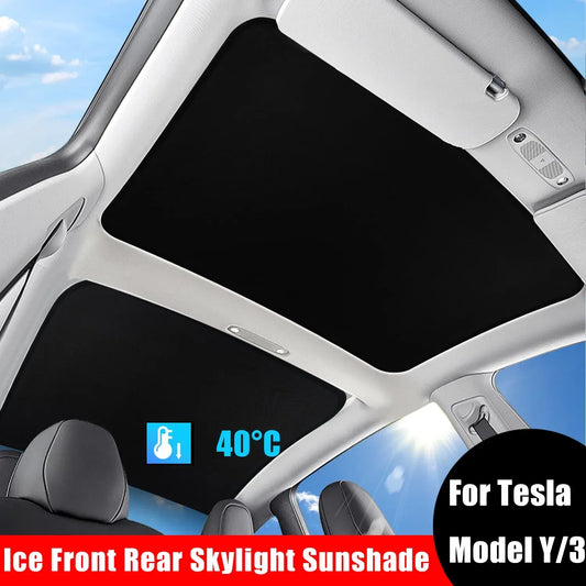 Sonnenblende für Tesla Model 3/Y – SwissGlanzGarage Autopflege Schweiz