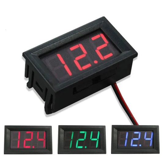 Wasserdichtes Digital-Voltmeter 0.56 – SwissGlanzGarage Autopflege Schweiz