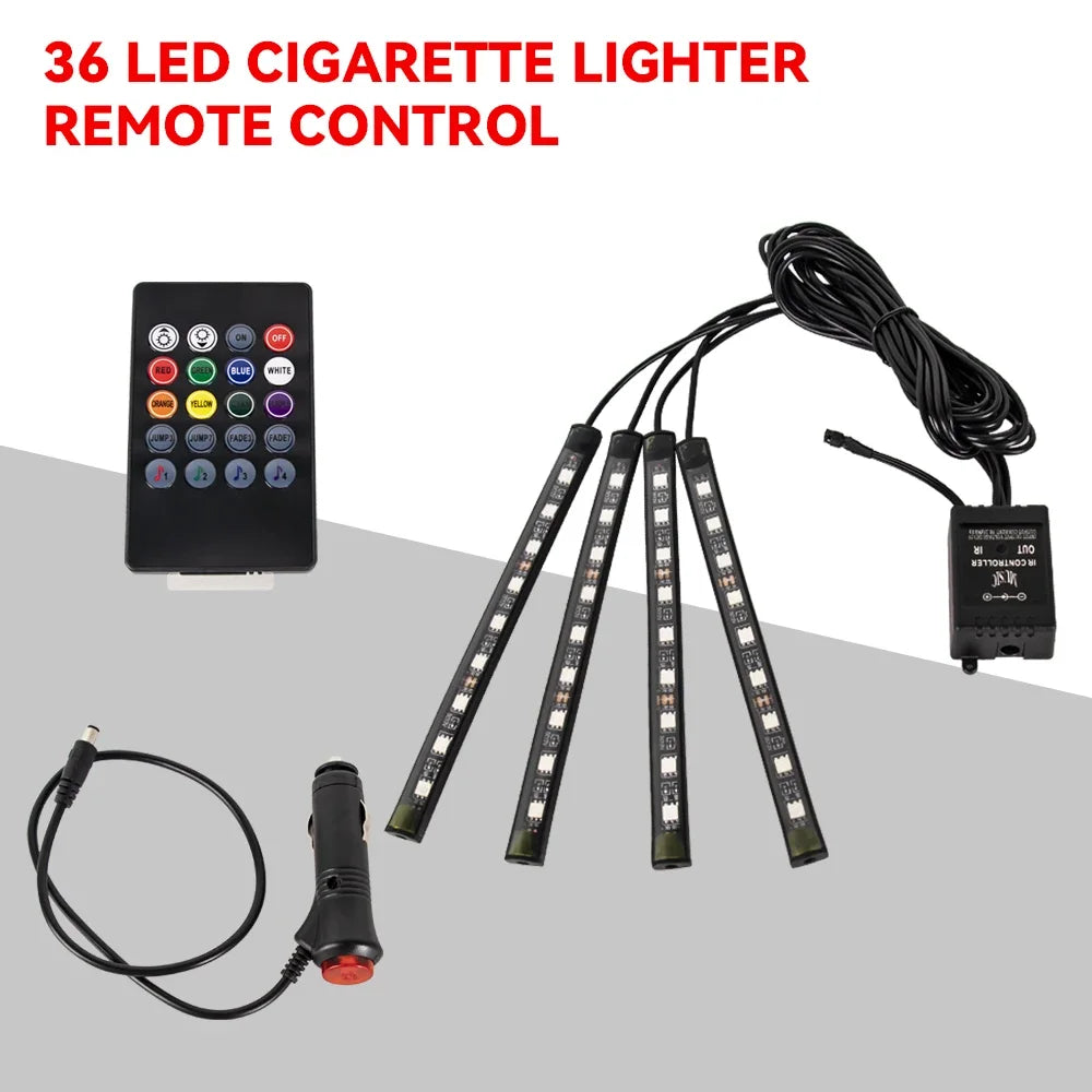 Kabelloses Auto LED Innenraum Ambiente Fusslicht