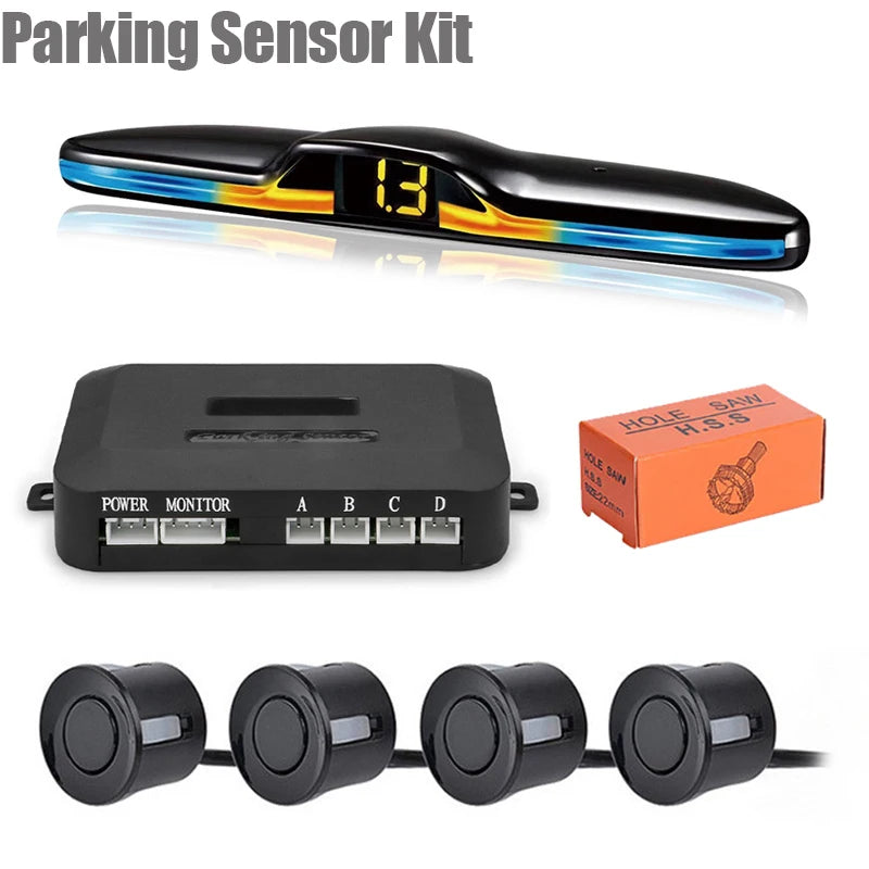 LED Parksensor-System mit Monitor-Set