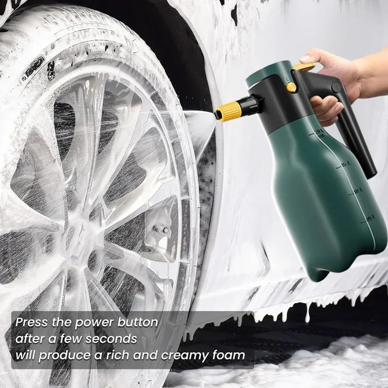 2L Elektrische Schaum-Sprühflasche – SwissGlanzGarage Autopflege Schweiz