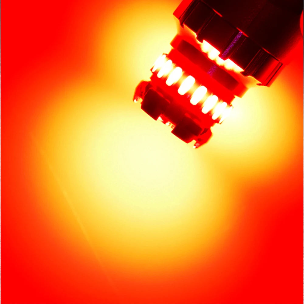 AUXITO P21W BA15S LED Rot 1156 7506 BAY15D 1157