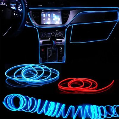 LED-Innenraum-Streifen Atmosphäre Beleuchtung – SwissGlanzGarage Autopflege Schweiz