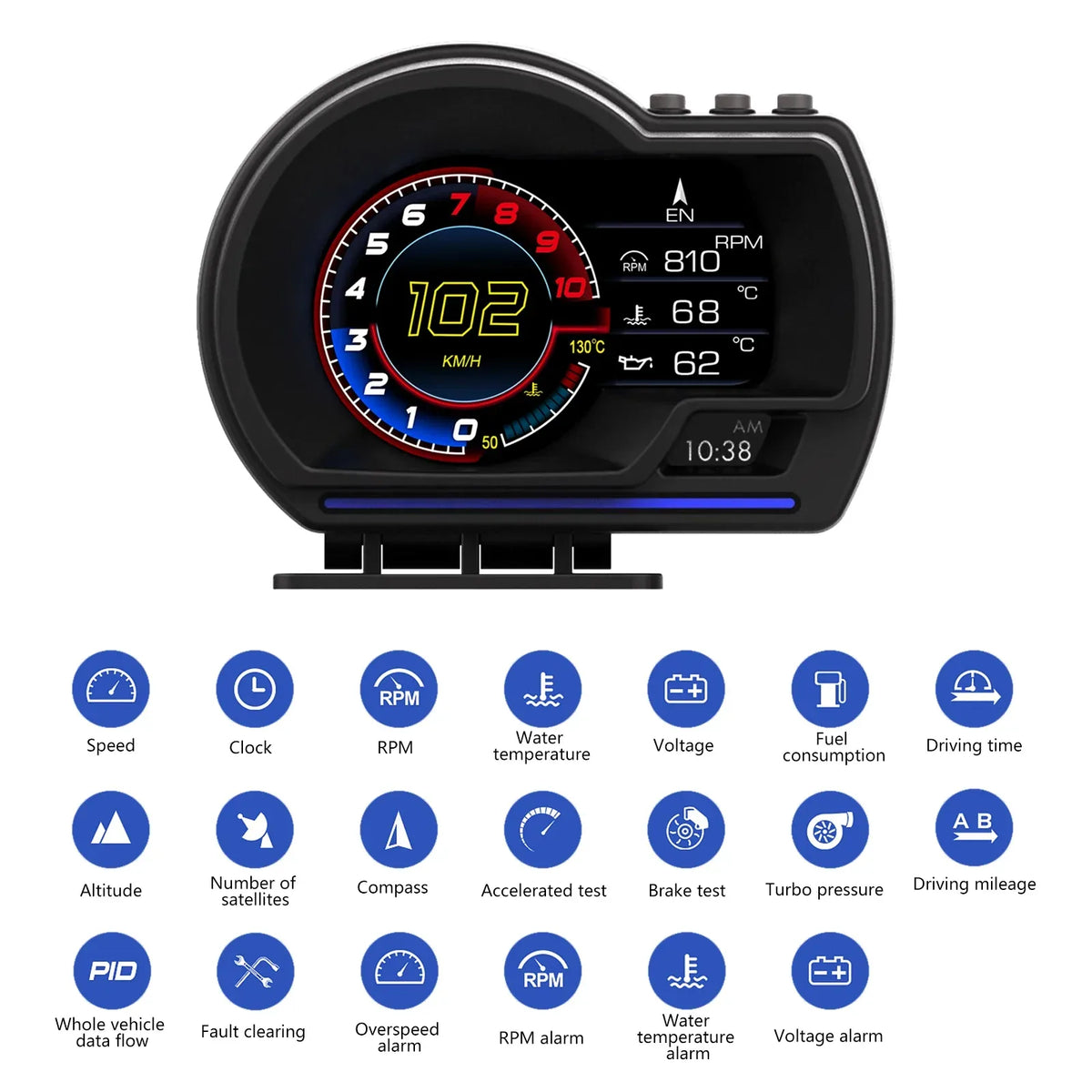 P6 OBD II Windschutzscheibe Head-Up Display – SwissGlanzGarage Autopflege Schweiz