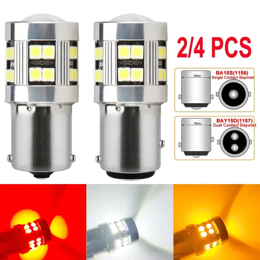 1156 1157 BA15S BAY15D LED Birne 12V 6500K – SwissGlanzGarage Autopflege Schweiz