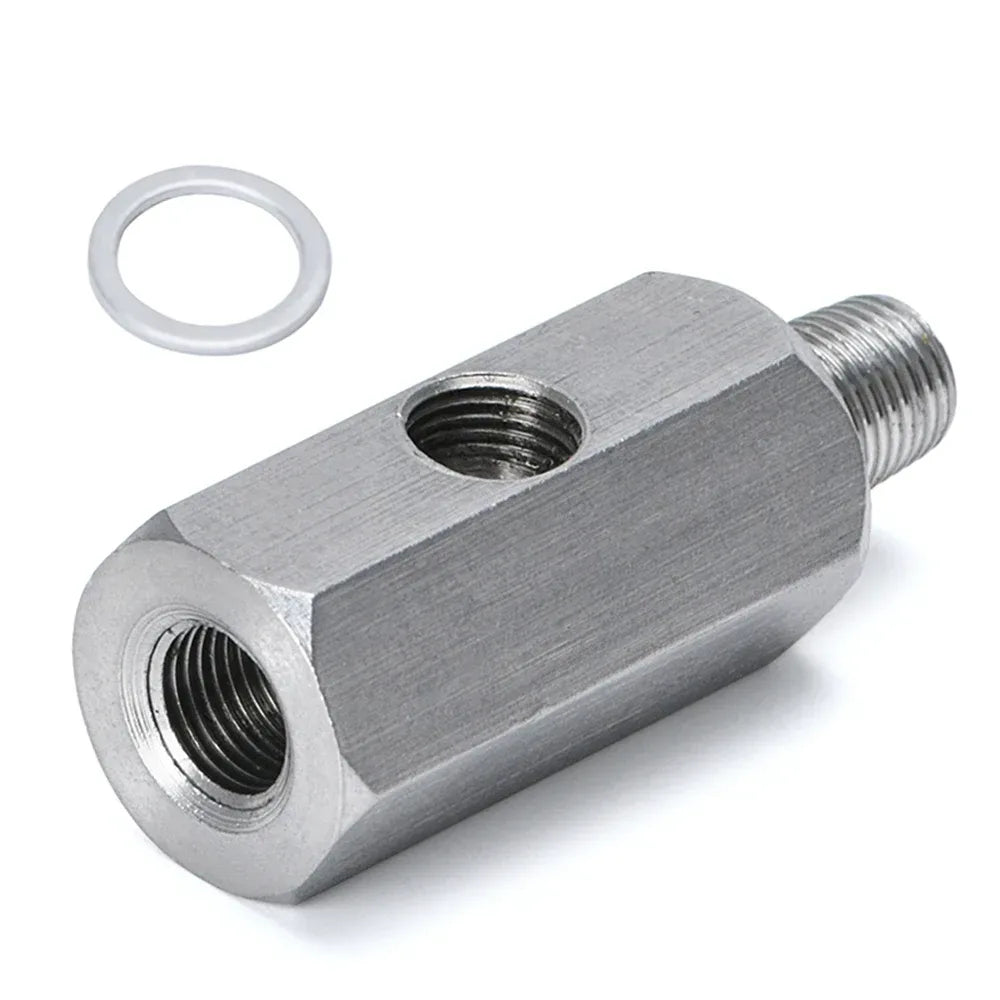 Edelstahl 1/8'' BSPT Öl-Drucksensor Tee-Adapter – SwissGlanzGarage Autopflege Schweiz