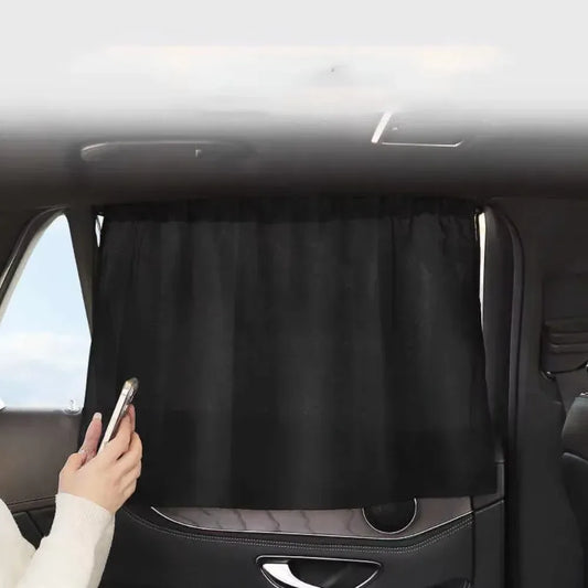 Auto-Sonnenschutz faltbar UV-bestaendig – mit Saugnapf – SwissGlanzGarage Autopflege Schweiz