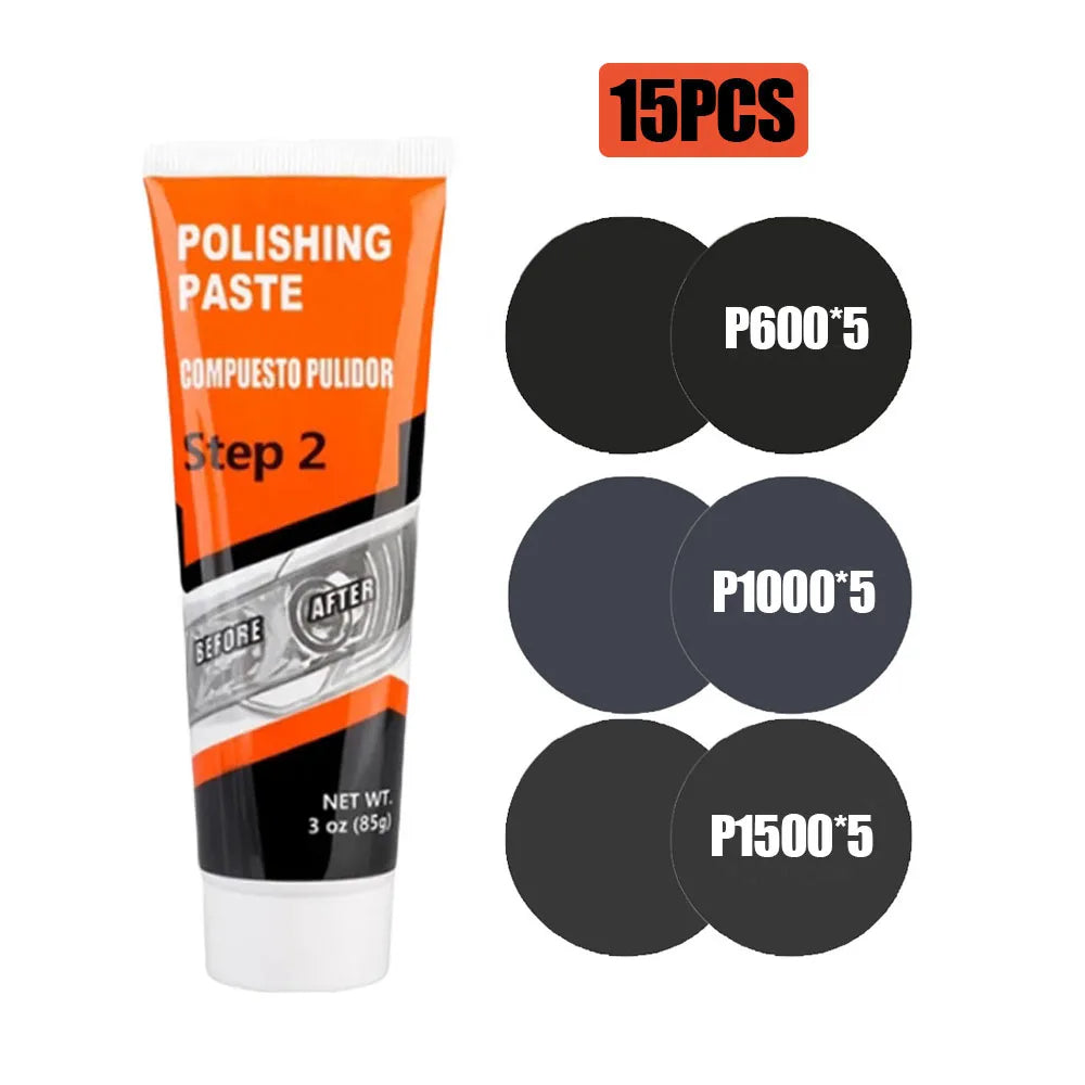 Scheinwerfer-Restaurierungs-Set mit Politur