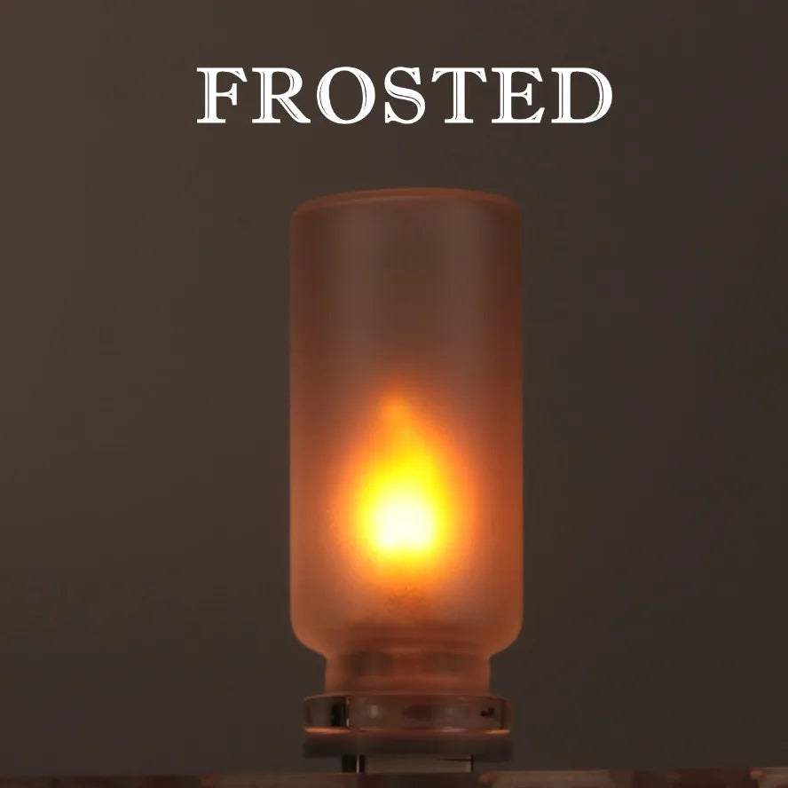 USB LED Flamme Nachtlicht mit Frosted Glas