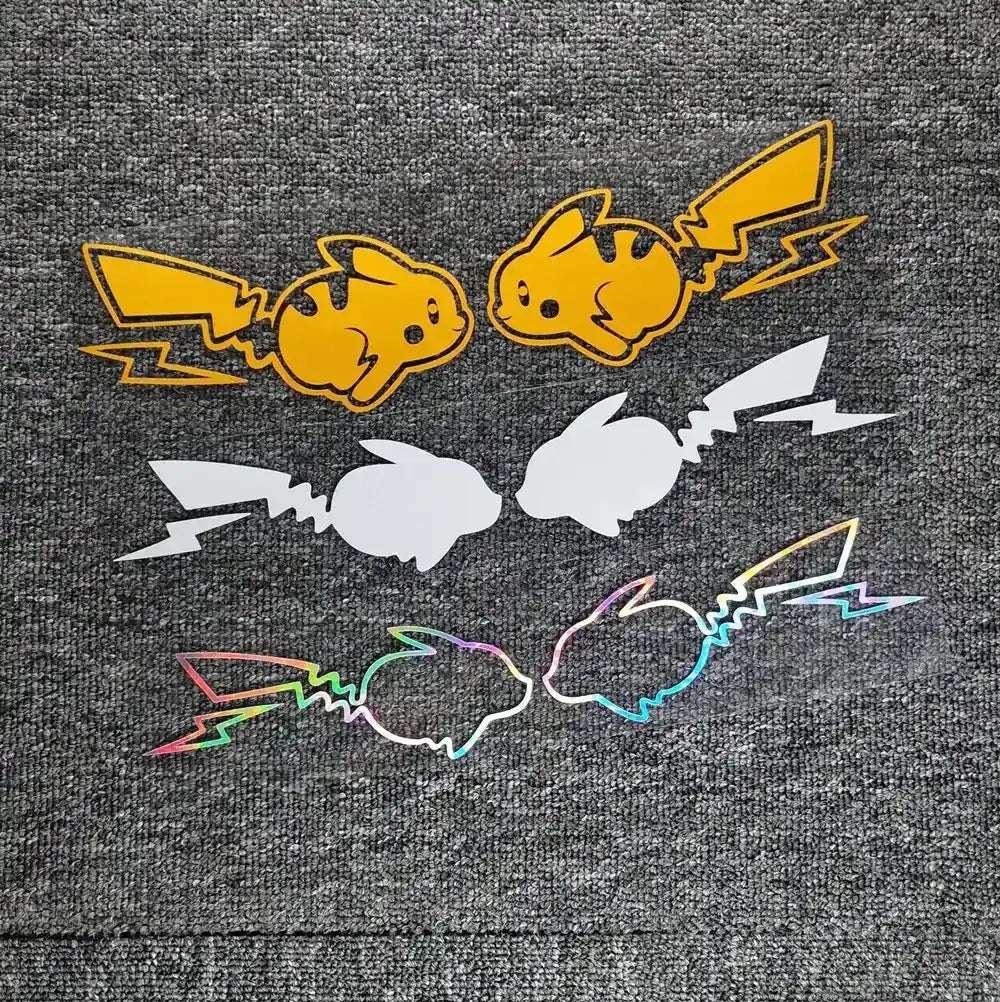 Pokemon Pikachu Auto-Aufkleber Set – SwissGlanzGarage Autopflege Schweiz