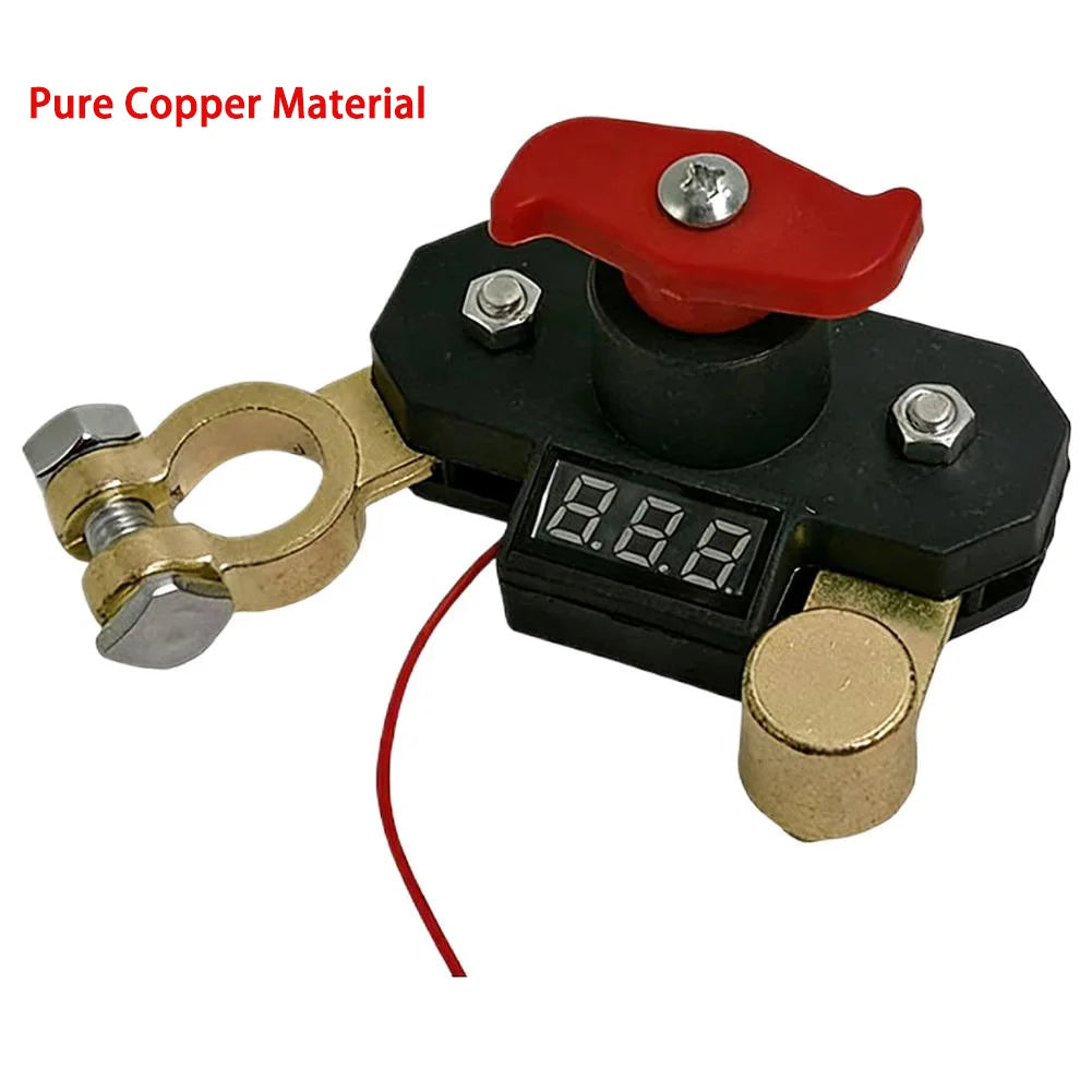 Batterie-Trennschalter mit LED-Display 12-24V