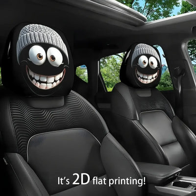 Kopfkissenbezug mit Cartoon-Motiv – SwissGlanzGarage Autopflege Schweiz