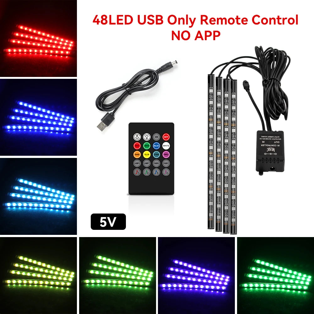 LED Fussraum-Beleuchtung Set