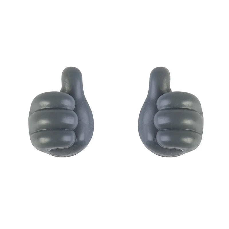 Handgefertigter Gummi-Halter für Brillen und Kabel
