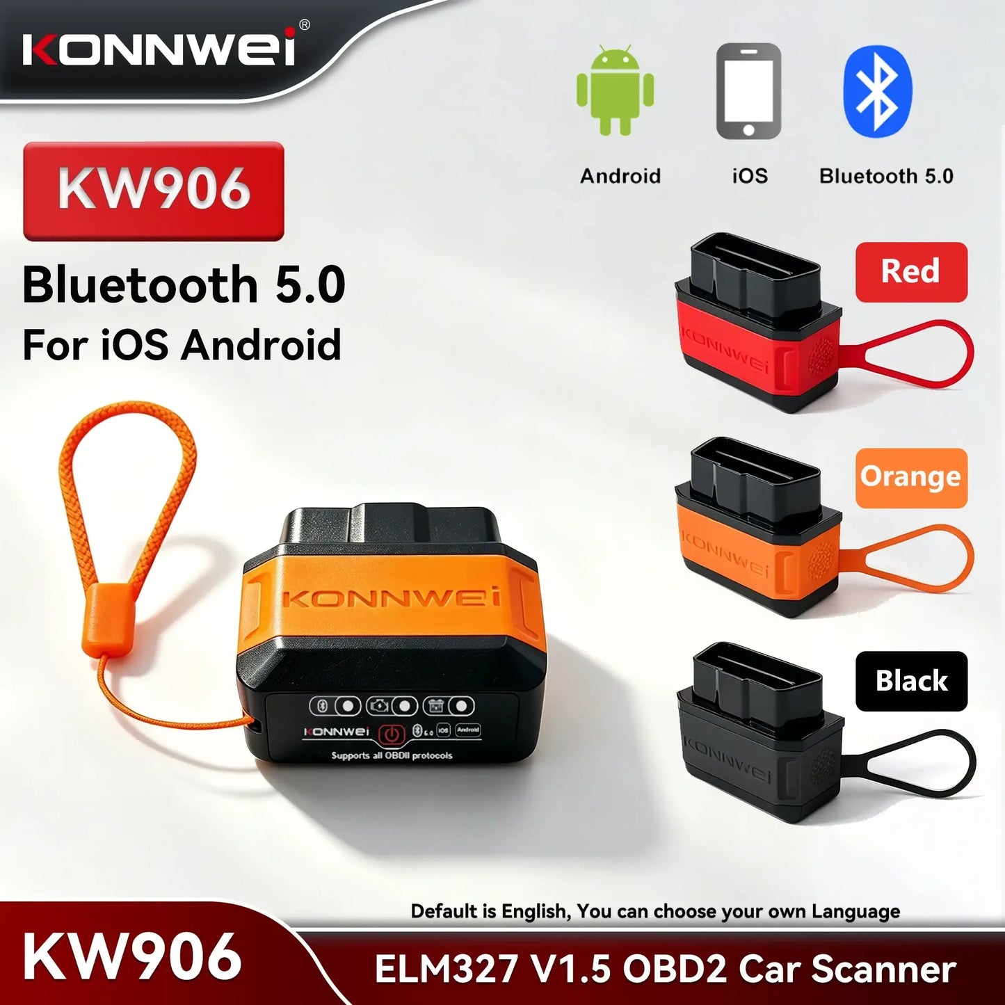 KONNWEI KW906 OBD2 Fahrzeug-Diagnosegerät – SwissGlanzGarage Autopflege Schweiz