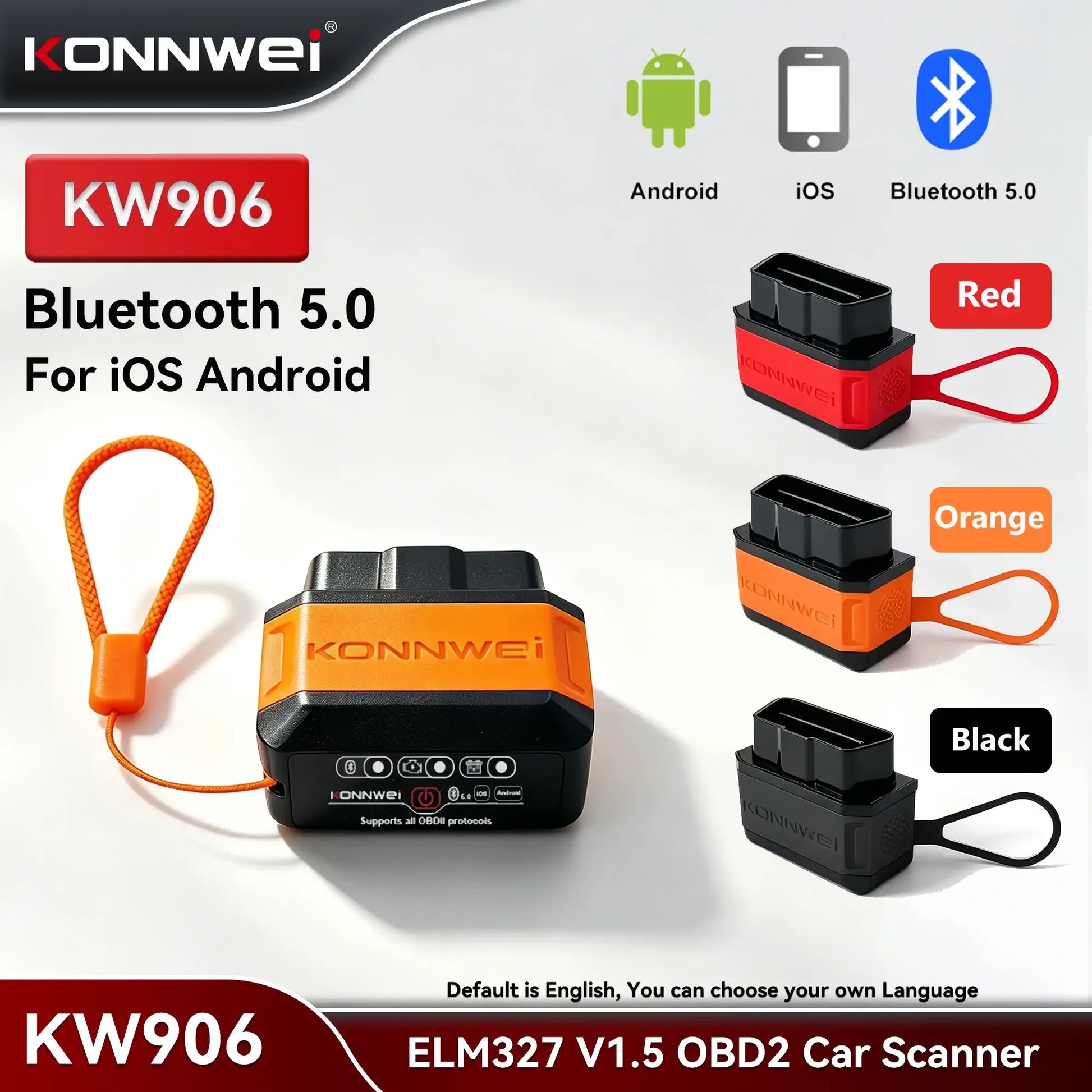 KONNWEI KW906 OBD2 Fahrzeug-Diagnosegerät – SwissGlanzGarage Autopflege Schweiz