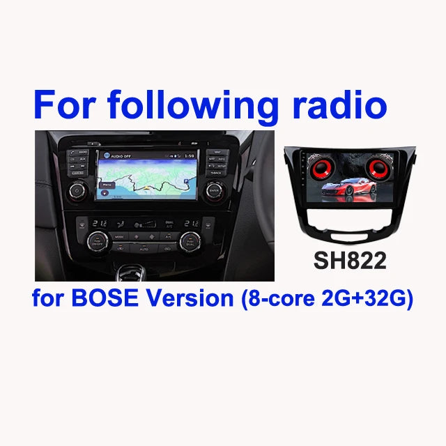 SINOSMART Android GPS für Nissan Qashqai J11
