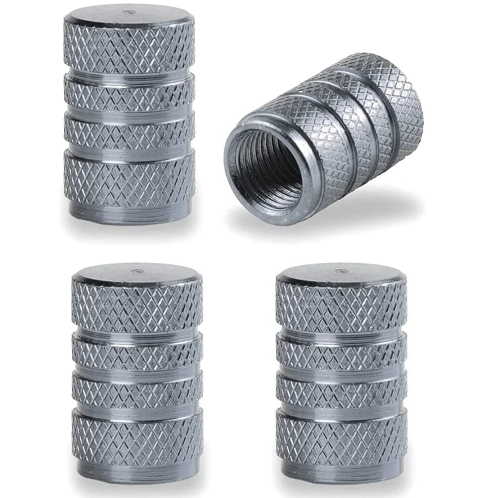 Aluminium Ventilkappen Set für Autos und Motorräder