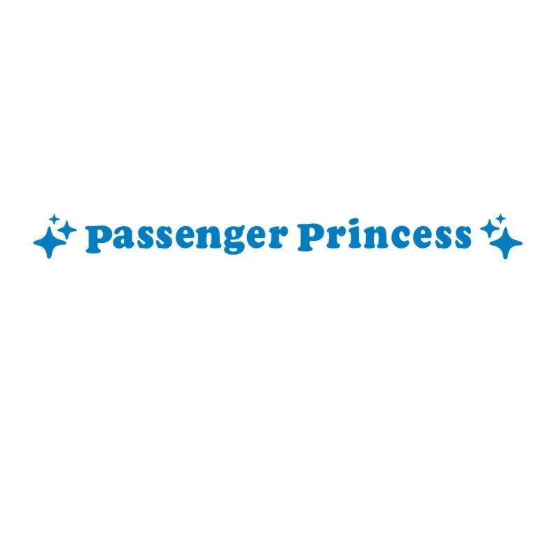 Spiegelaufkleber Passenger Princess