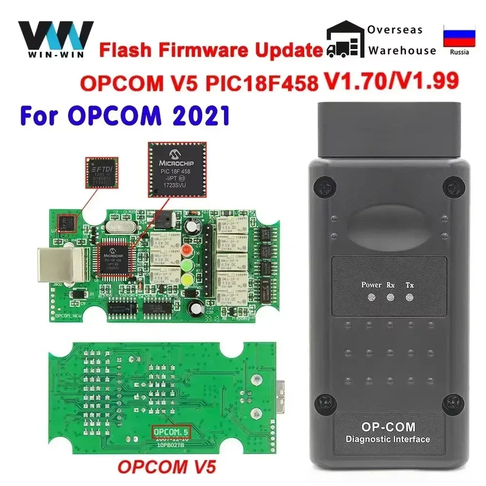 OPCOM V5 OBD2-Diagnosegerät – SwissGlanzGarage Autopflege Schweiz