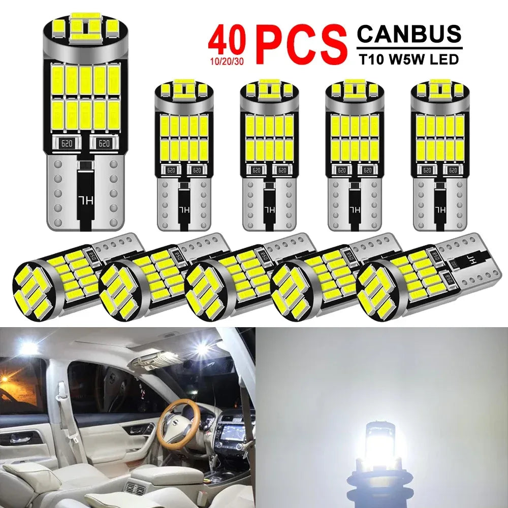 W5W T10 LED-Birnen 4014 SMD 6000K 5W5 - Superhelle – – SwissGlanzGarage Autopflege Schweiz