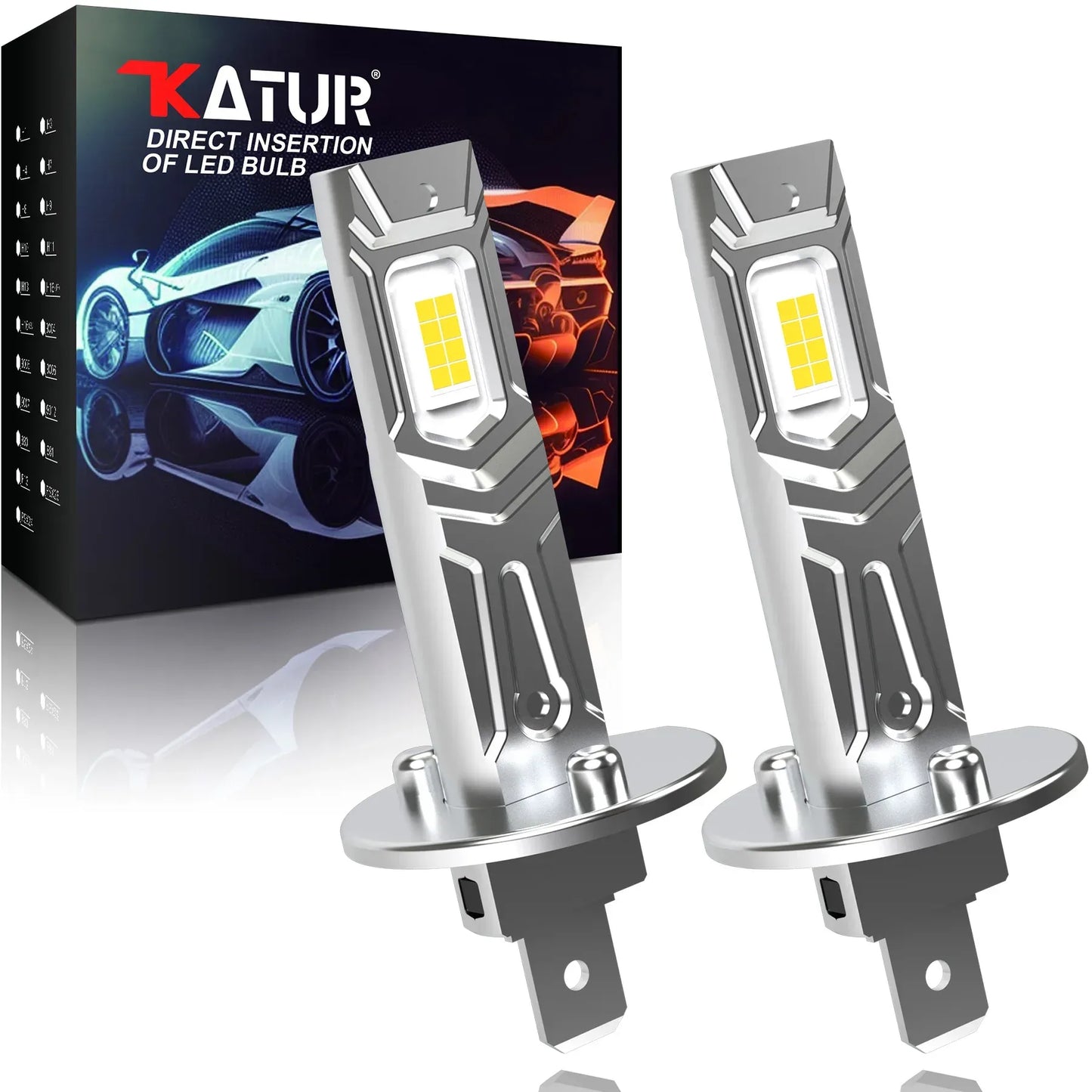 D1S D3S LED Scheinwerfer-Birnen Set 6000K – mit kabellosem – SwissGlanzGarage Autopflege Schweiz