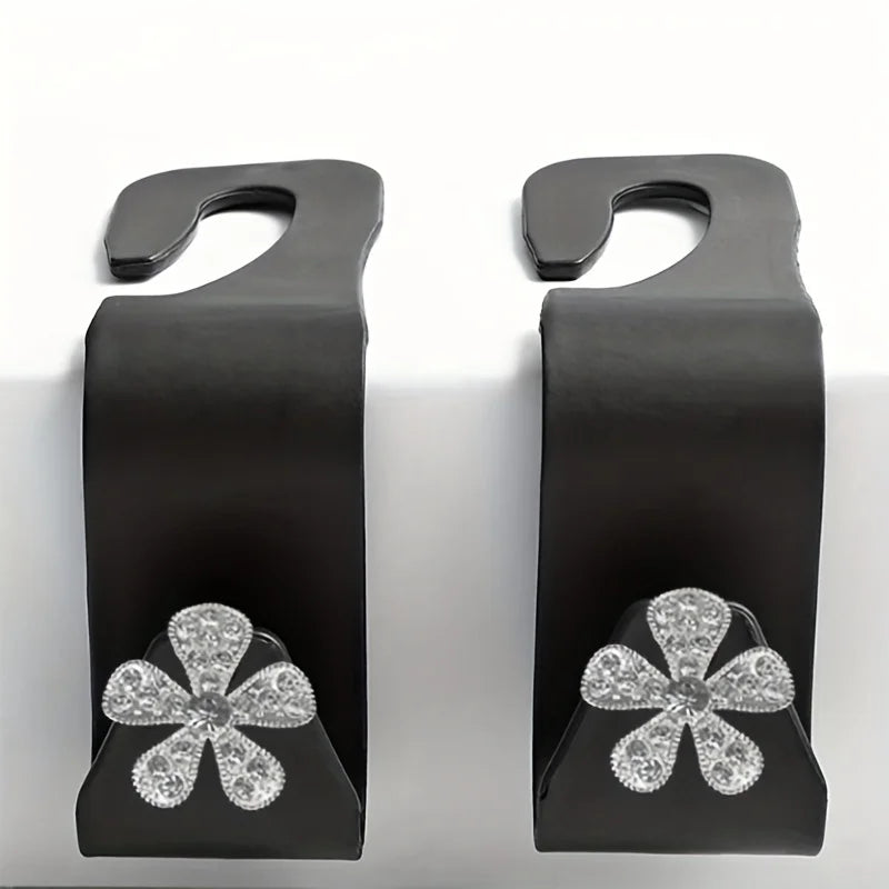 2er-Set Rückenlehn-Haken mit Blume