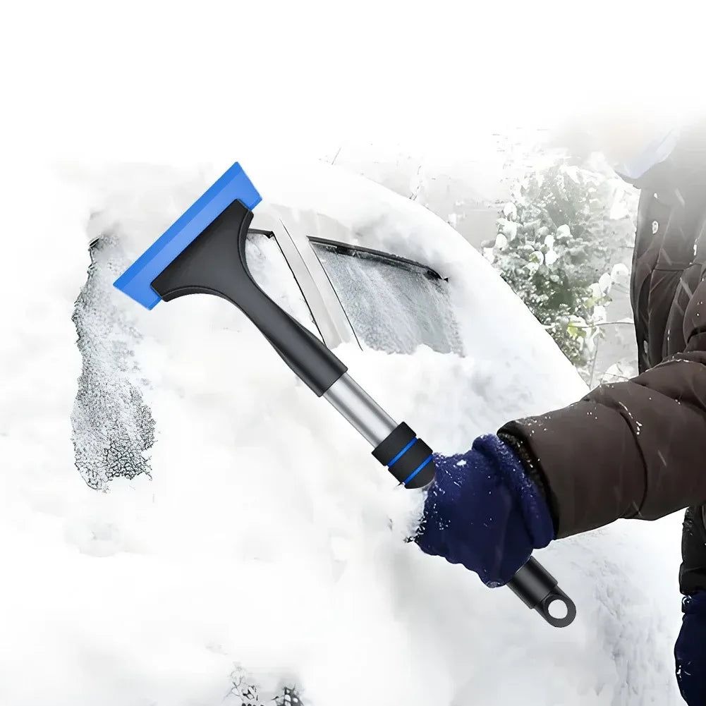Verlängerbarer Alu-Eiskratzer mit Bürste – SwissGlanzGarage Autopflege Schweiz