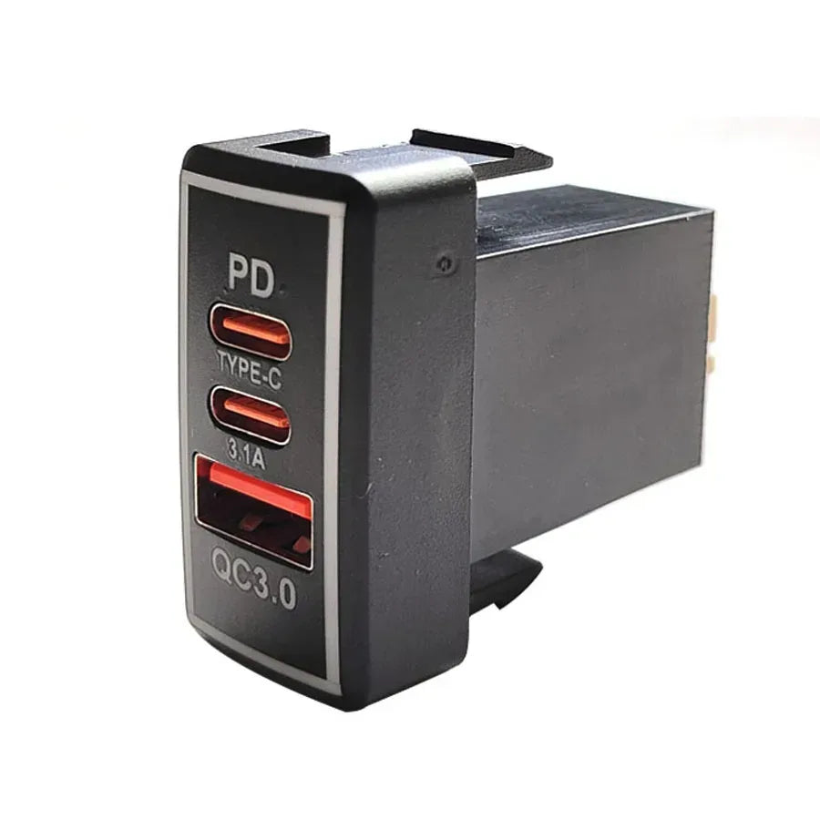 QC3.0 USB TYPE-C Auto Schnellladeadapter – SwissGlanzGarage Autopflege Schweiz