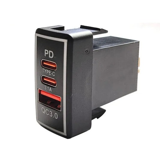 QC3.0 USB TYPE-C Auto Schnellladeadapter – SwissGlanzGarage Autopflege Schweiz