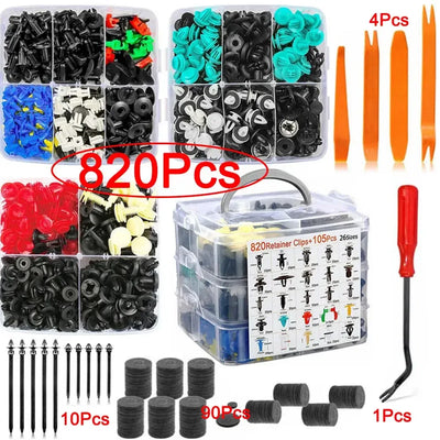820 Teile Auto Retainer Clips Set – SwissGlanzGarage Autopflege Schweiz