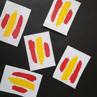 Kreative Spanien Vinyl Aufkleber Set – SwissGlanzGarage Autopflege Schweiz