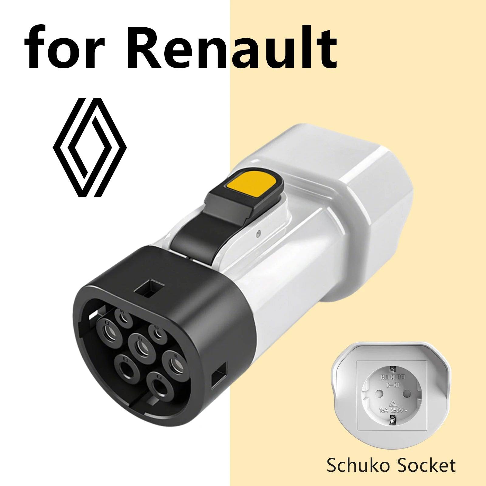Type2 V2L Entladeadapter EU-Stecker