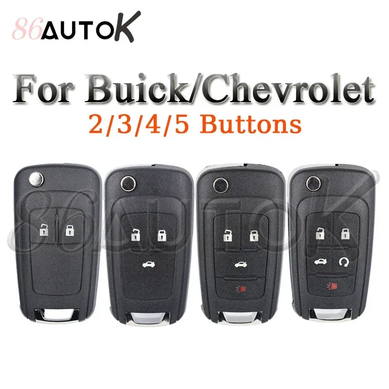 Schlüsselhülle für Buick Chevrolet 2/3/4/5 Tasten – SwissGlanzGarage Autopflege Schweiz
